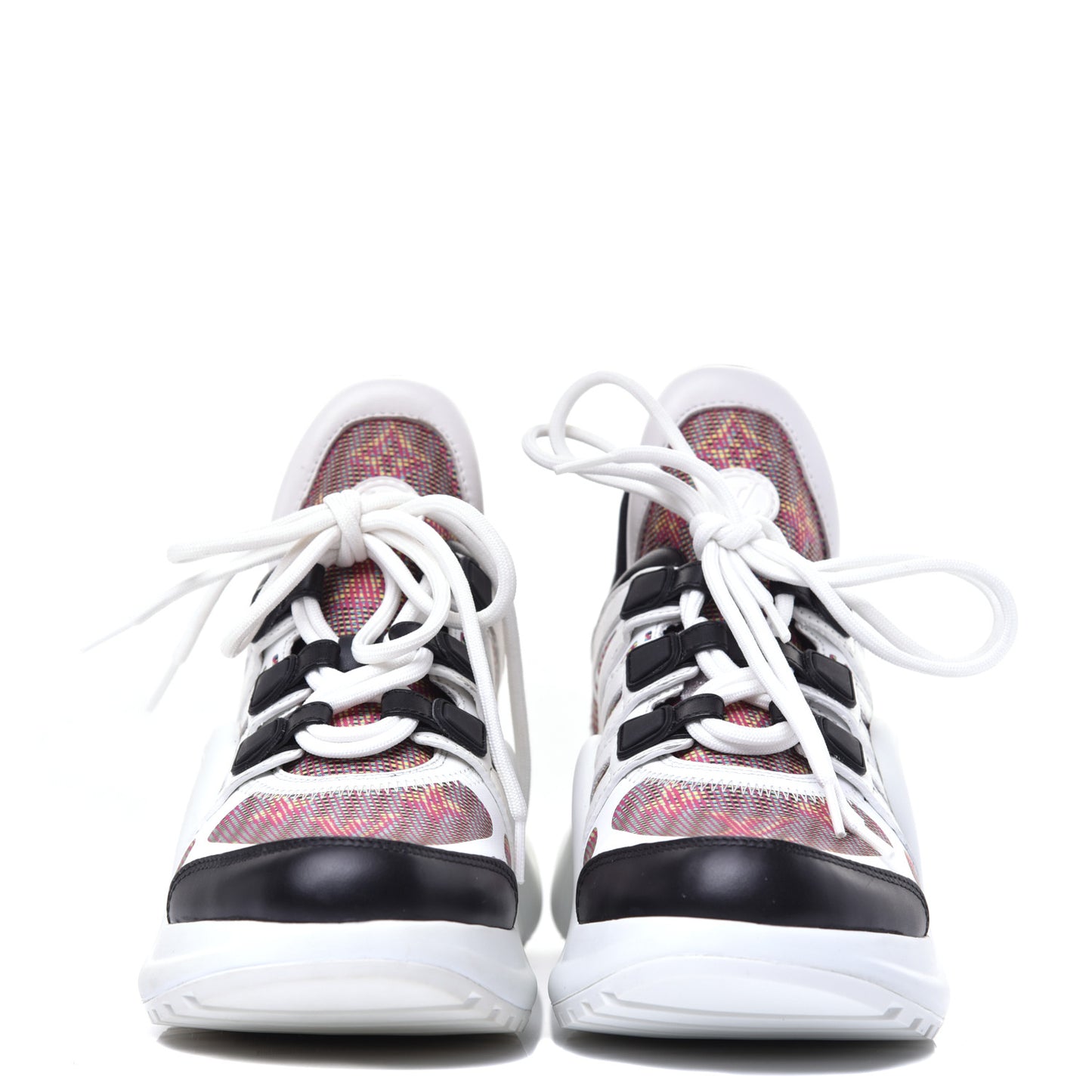 Calfskin Nylon LV Pop Archlight Sneaker 36.5 Rose