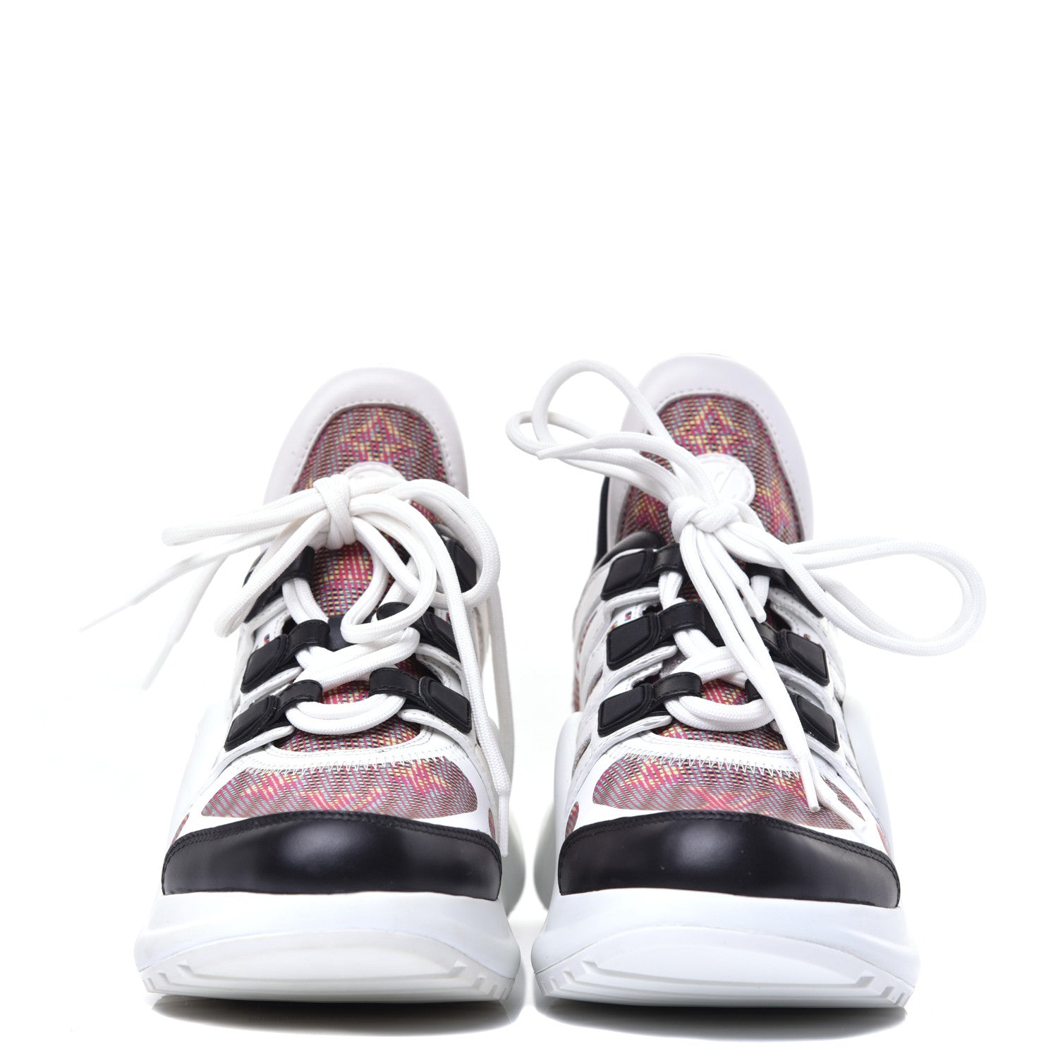 Louis Vuitton Calfskin Nylon LV Pop Archlight Sneaker 36.5 Rose 2 of 9