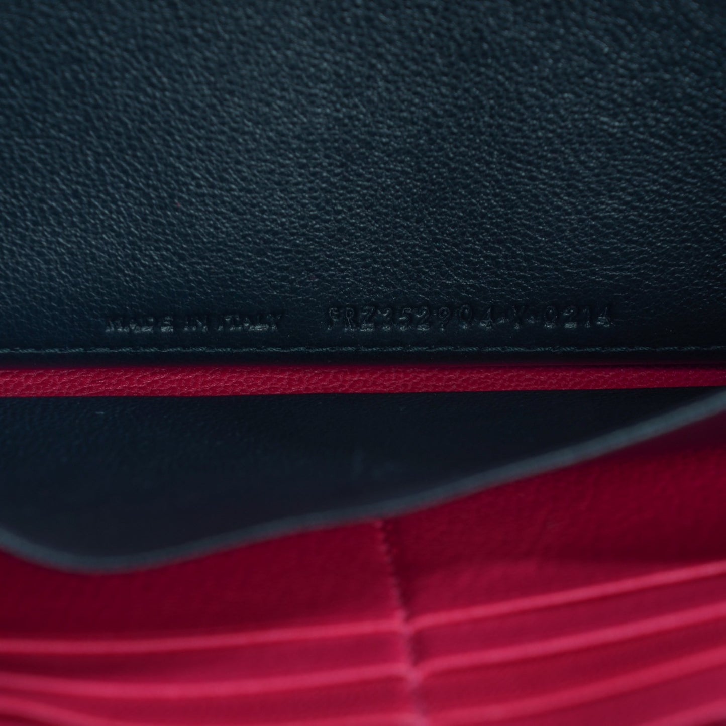 Chevre Belle De Jour Zip Around Wallet Fuchsia