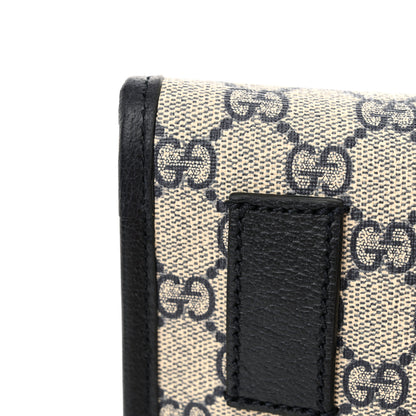 Gucci GG Supreme Monogram Web Small Ophidia Belt Bag 90 36 Beige Navy 11 of 11