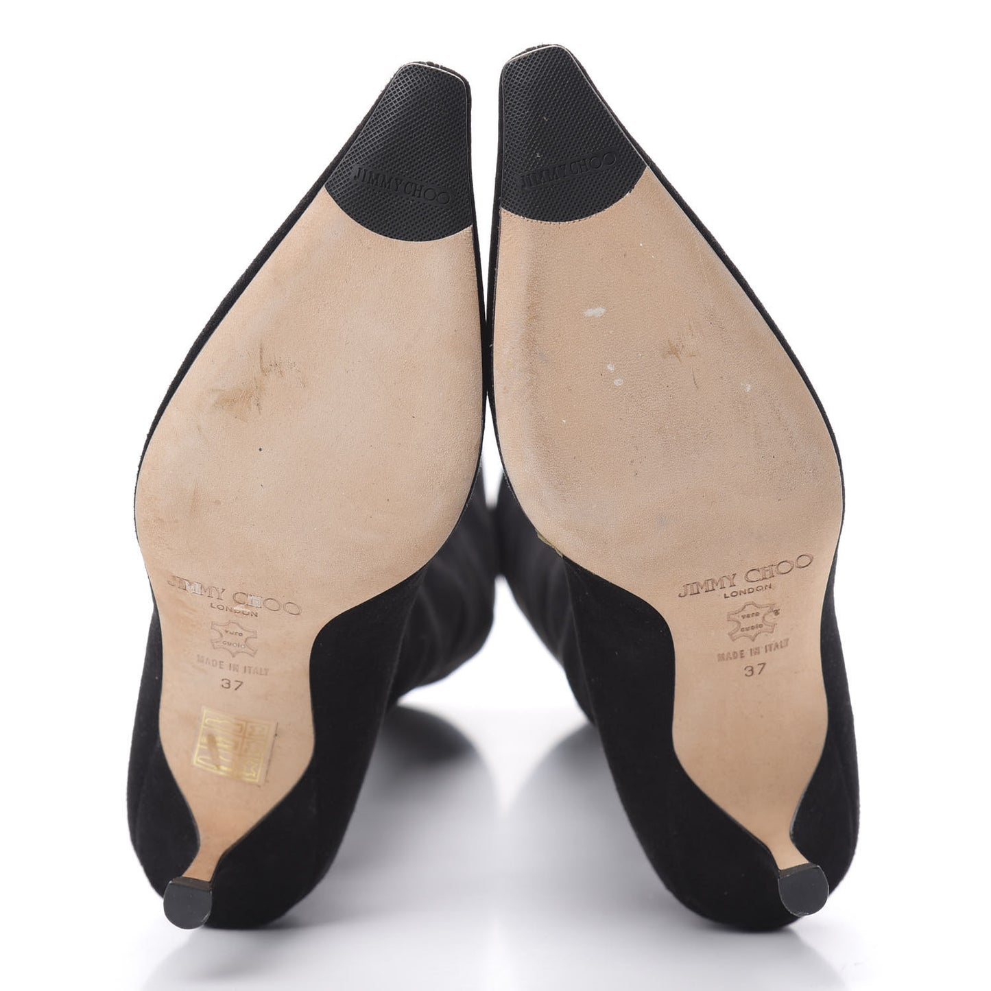 Suede Holly Stretch Knee High Boots 37 Black