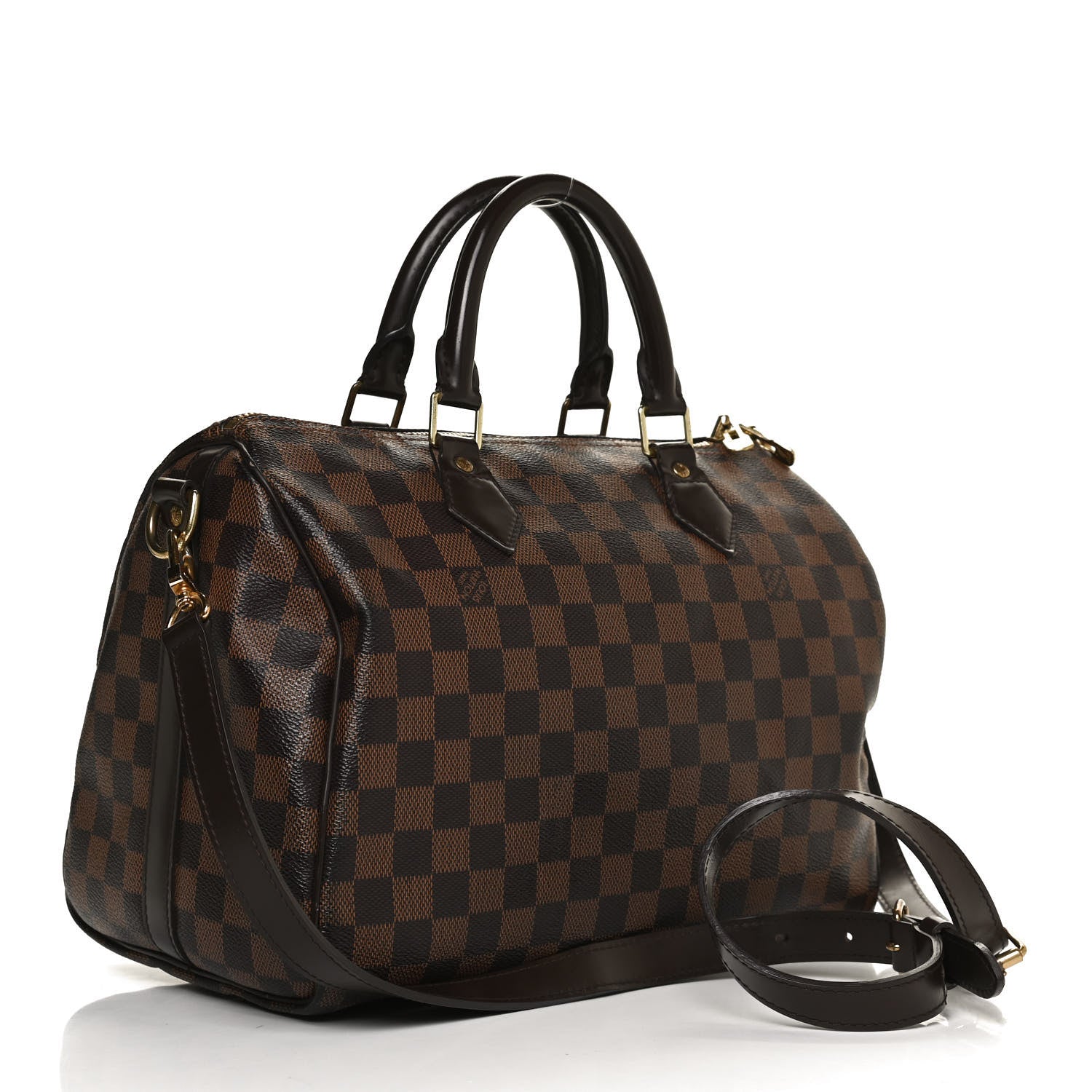 Louis Vuitton Damier Ebene Speedy Bandouliere 30 3 of 15