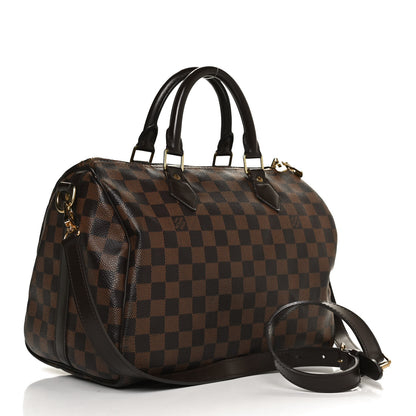 Louis Vuitton Damier Ebene Speedy Bandouliere 30 3 of 15