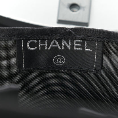 Chanel Jersey Millennium 2005 Hard Case Crossbody Bag Black 6 of 12
