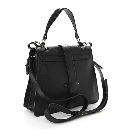 Chloe Grained Calfskin Medium Aby Day Shoulder Bag Black 3 of 9