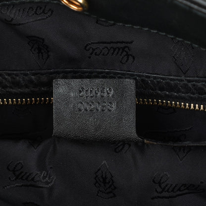 Gucci Calfskin Studded Medium Irina Tote Black 7 of 7