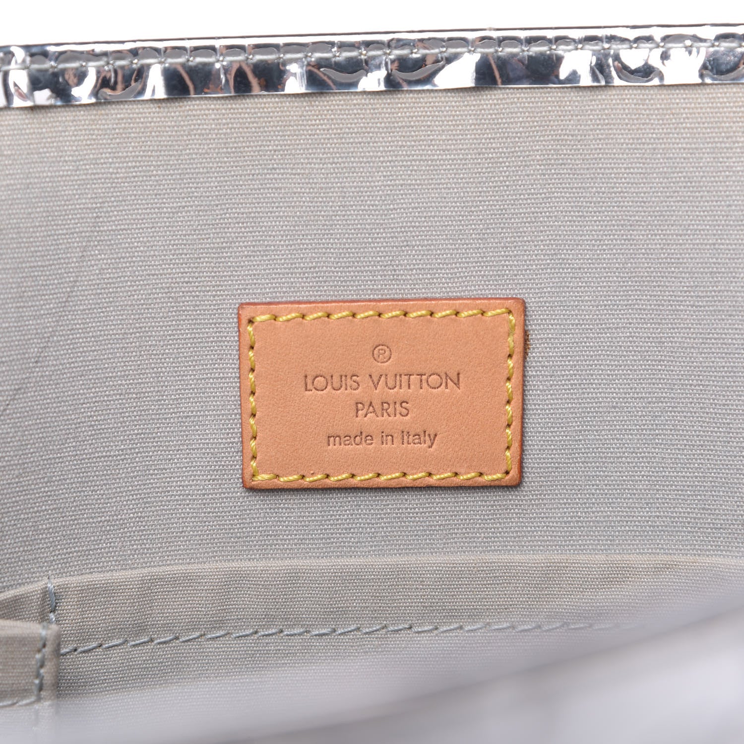 Louis Vuitton Monogram Miroir Sac Plat Silver 8 of 11