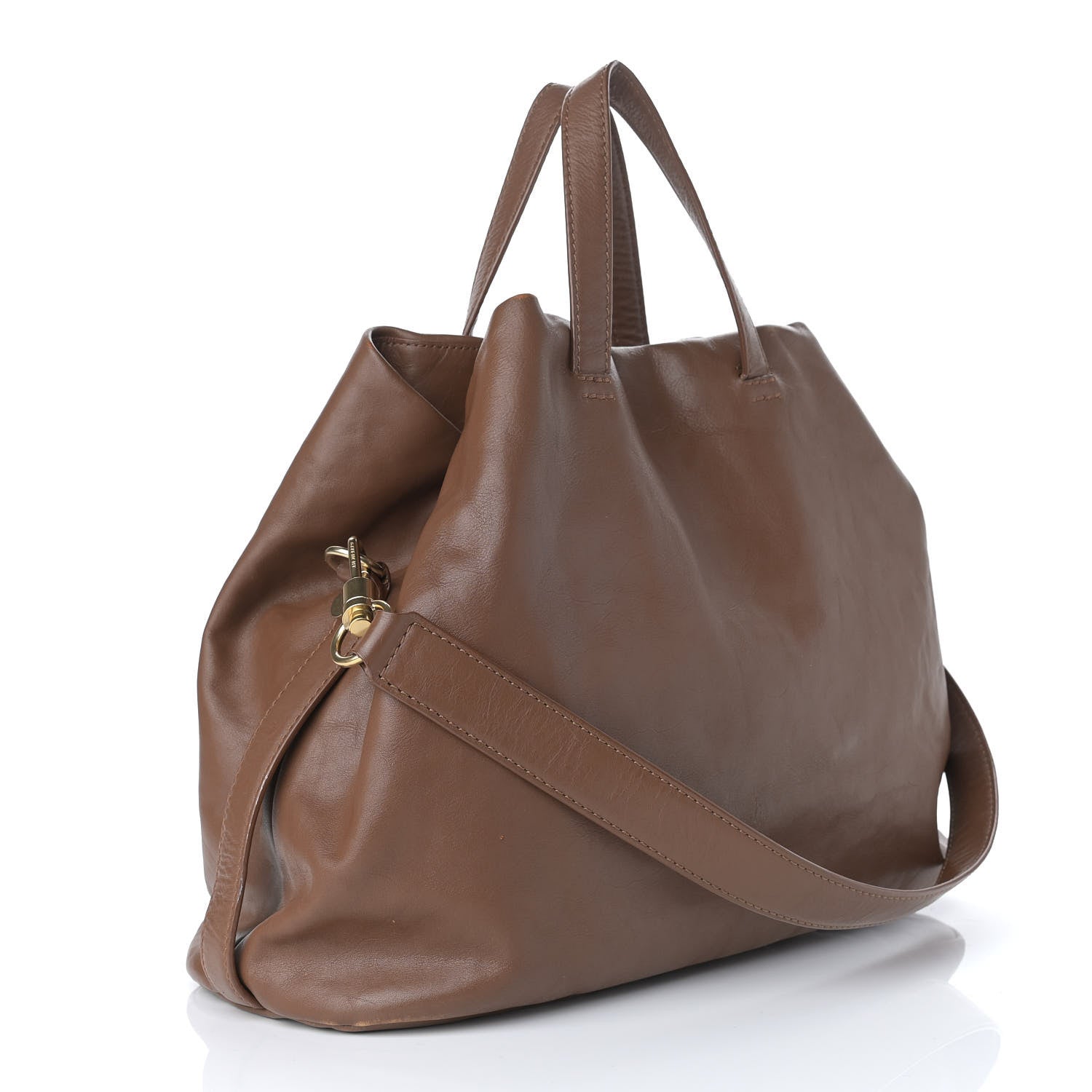 Givenchy Lambskin Satchel Brown 2 of 13