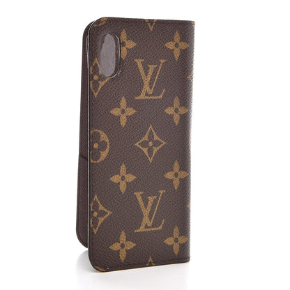 Louis Vuitton Monogram iPhone X Folio Case 3 of 6
