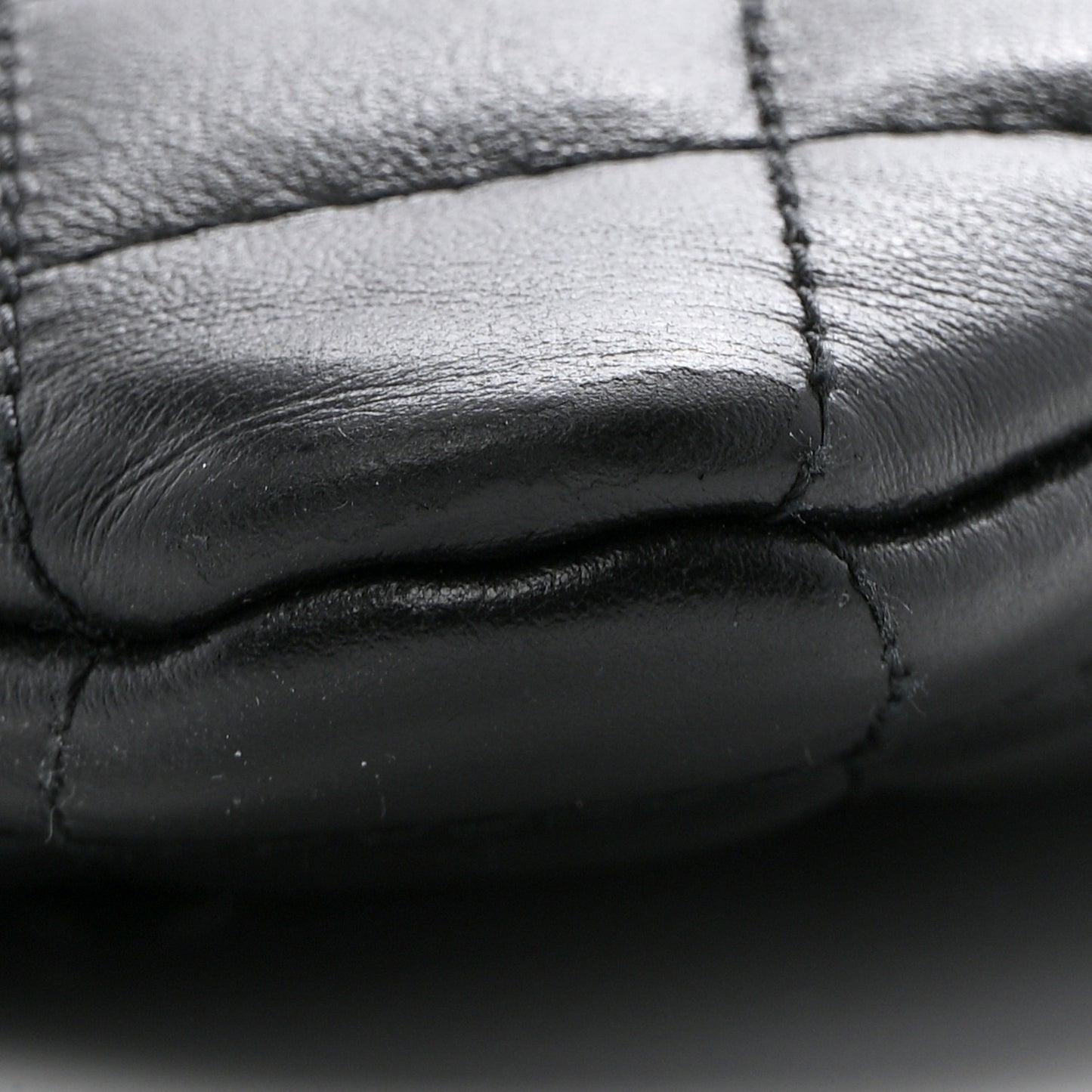 Lambskin Quilted Crossbody Bag Black