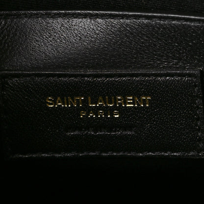 Saint Laurent Shiny Calfskin Medium Uptown Tote White 7 of 11