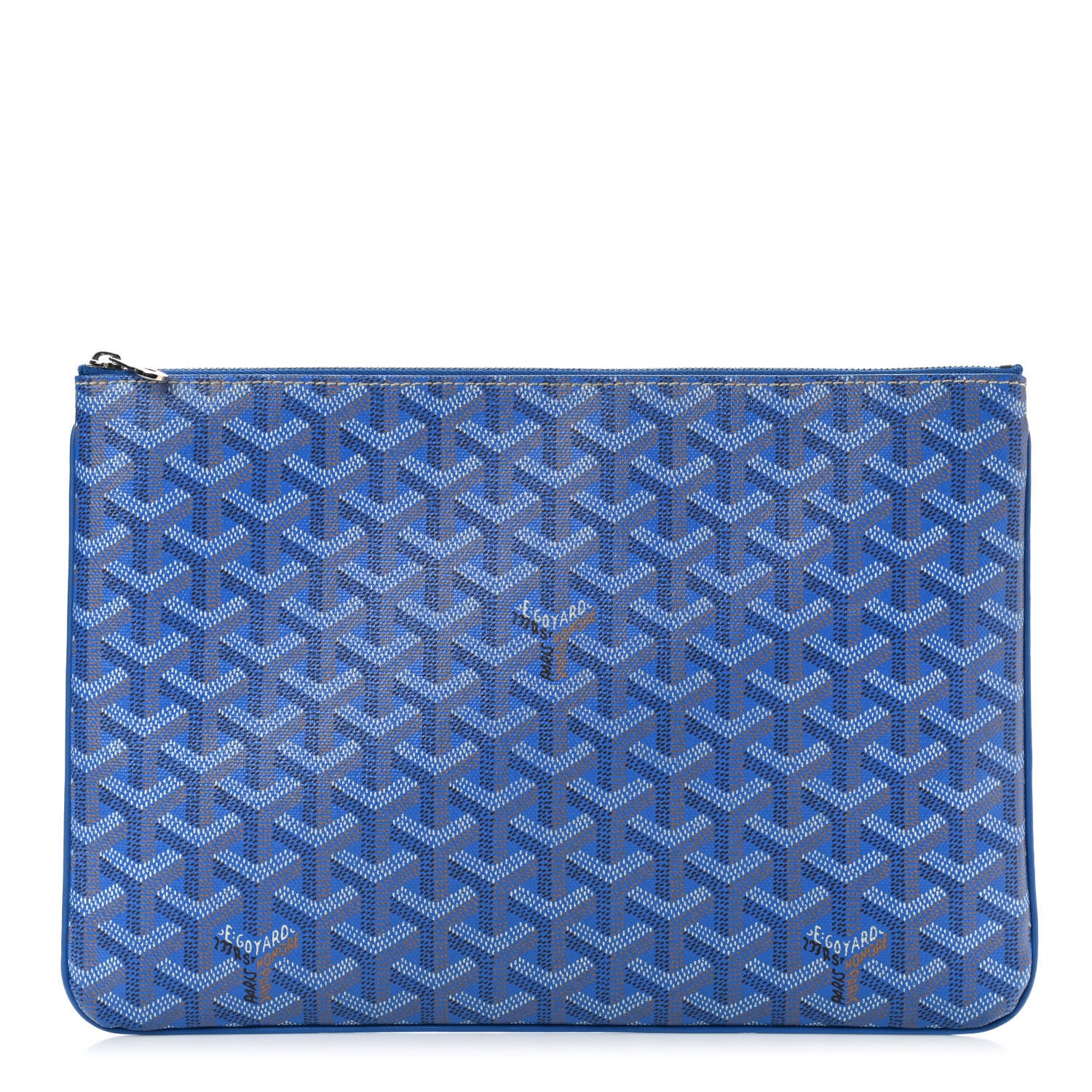 Goyard Goyardine Senat Pochette MM Sky Blue 1 of 7