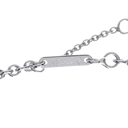 Cartier 18K White Gold Diamond Lanieres Pendant Necklace 6 of 8