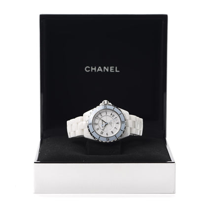 Chanel Stainless Steel Ceramic 38mm J12 Automatic Watch Soft Blue 6 of 6