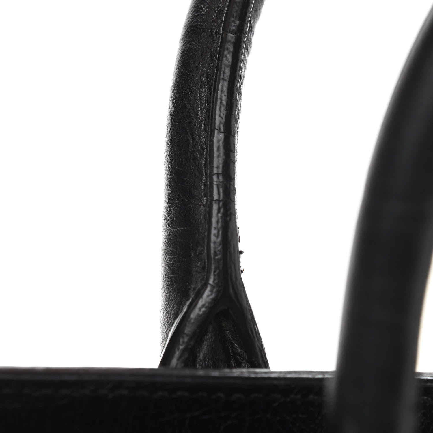 Saint Laurent Calfskin Crocodile Embossed Nano Sac De Jour Black 11 of 13