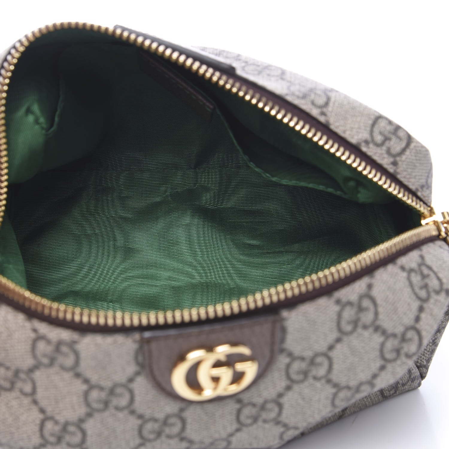 Gucci Soft GG Supreme Monogram Calfskin Medium Ophidia Cosmetic Case Beige Ebony New Acero 4 of 9