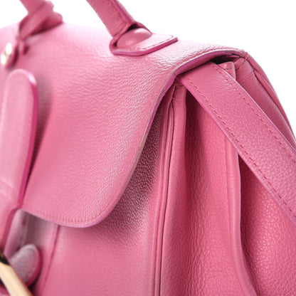 Delvaux Grained Calfskin MM Brillant Satchel Pink 15 of 17