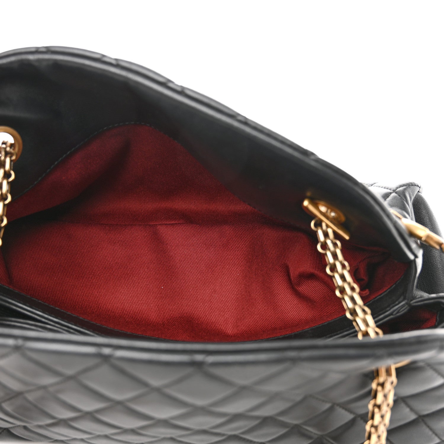 Chanel Lambskin Quilted Medium Just Mademoiselle Black 5 of 14