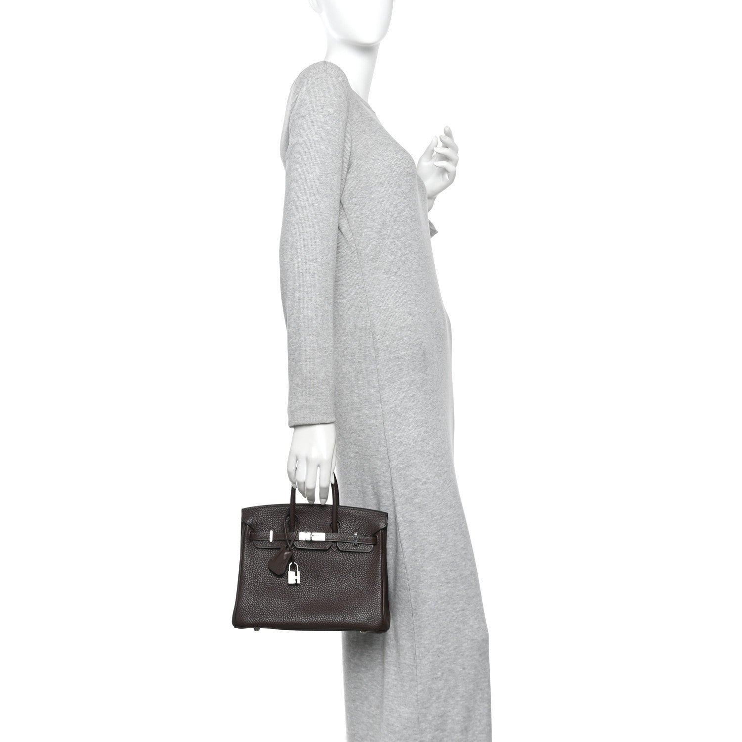 Hermes Togo Birkin 25 Chocolate 2 of 11