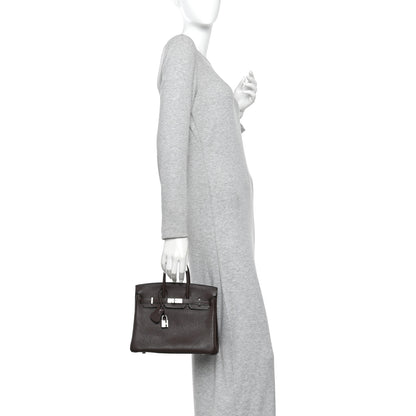 Hermes Togo Birkin 25 Chocolate 2 of 11