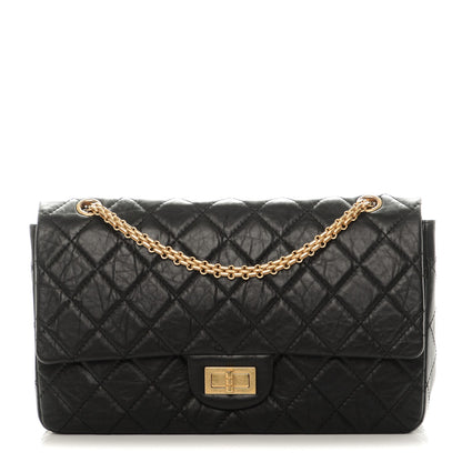 Chanel Aged Calfskin Quilted 2.55 Reissue 227 Flap Black 1 of 8