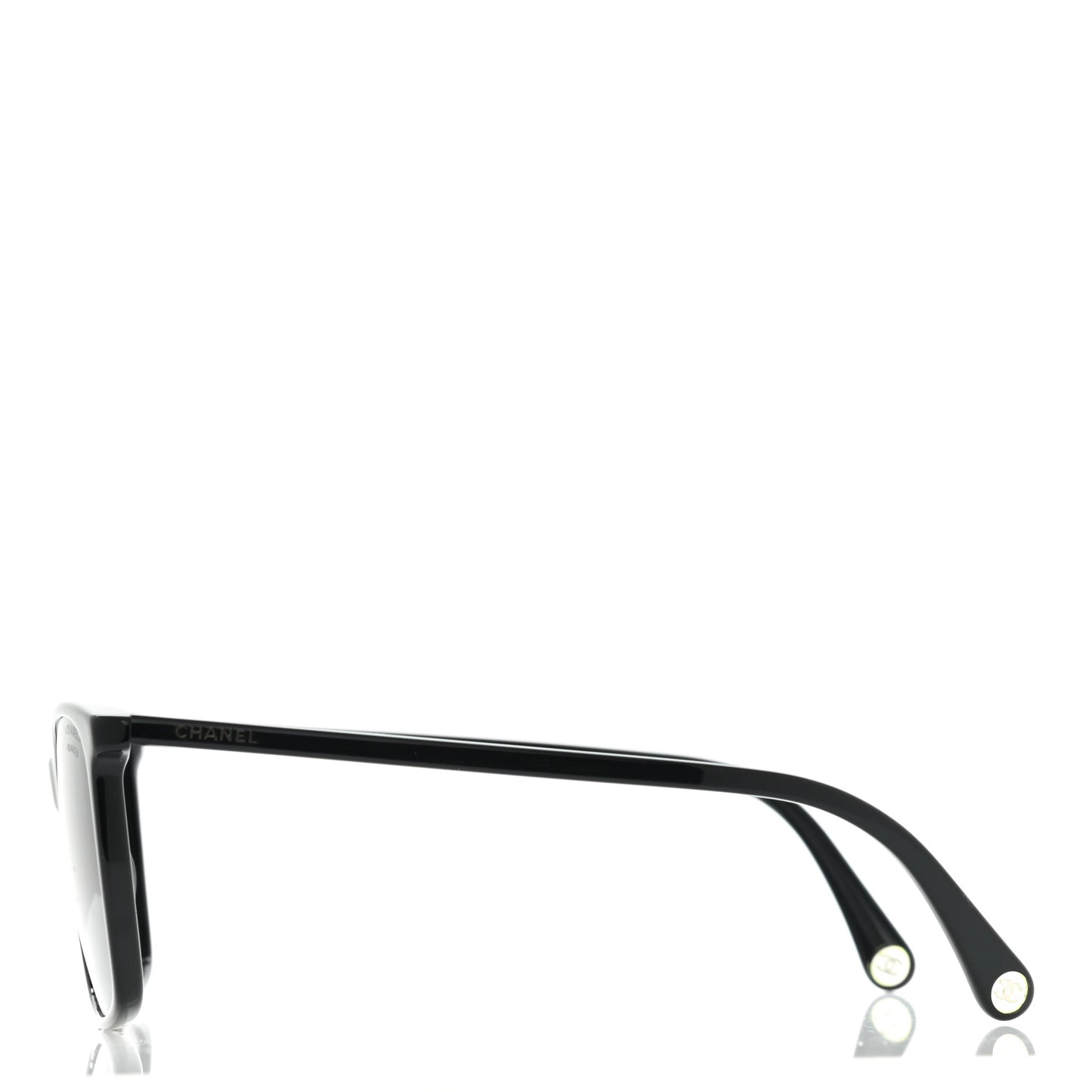 Acetate Polarized Square Sunglasses 5447 Black
