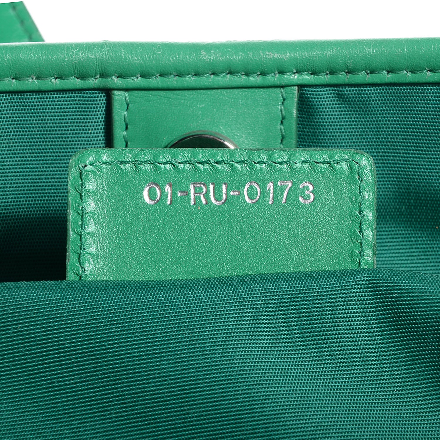 Christian Dior Coated Canvas Cannage Small Panarea Tote Green 7 of 7