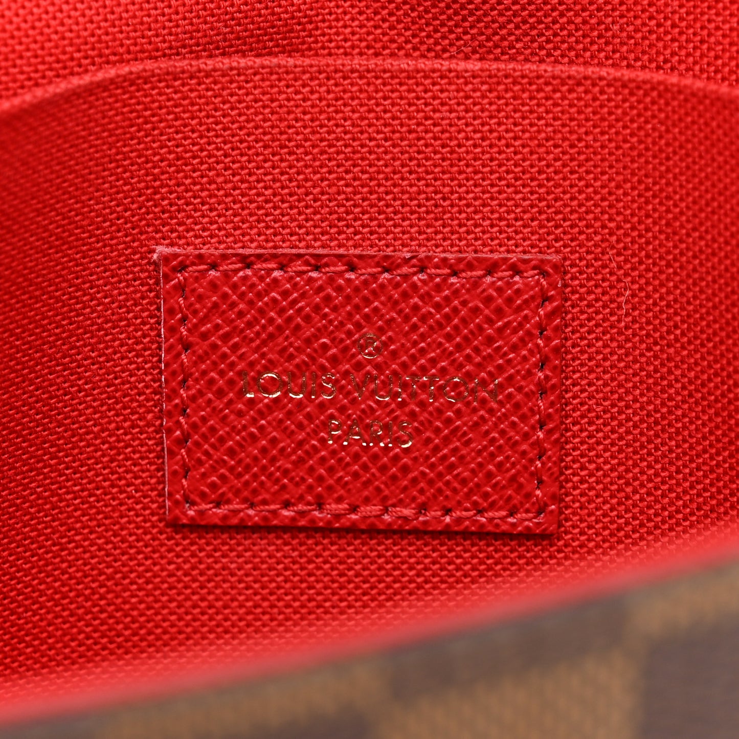 Damier Ebene Pochette Felicie Chain Wallet