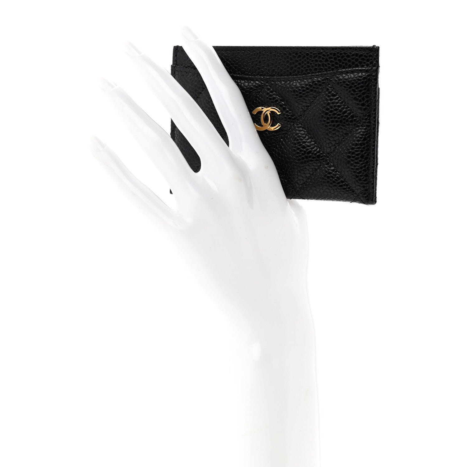 Chanel Caviar Quilted Card Holder Black 2 of 10