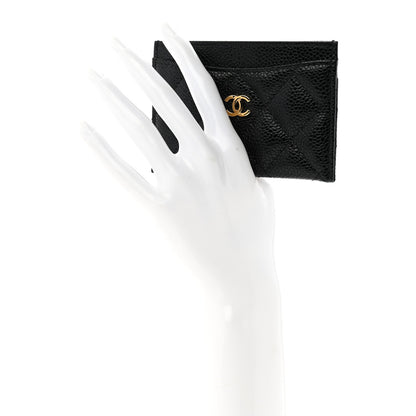 Chanel Caviar Quilted Card Holder Black 2 of 10