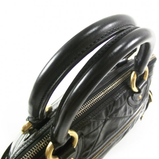 Leather Patchwork Elise Black