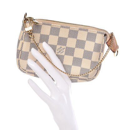 Louis Vuitton Damier Azur Mini Pochette Accessories 2 of 9