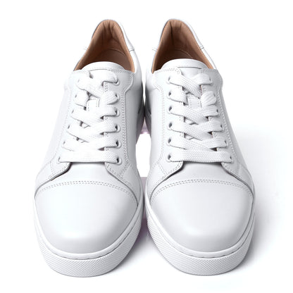 Christian Louboutin Calfskin Vieira Flat Sneakers 38 White 5 of 10