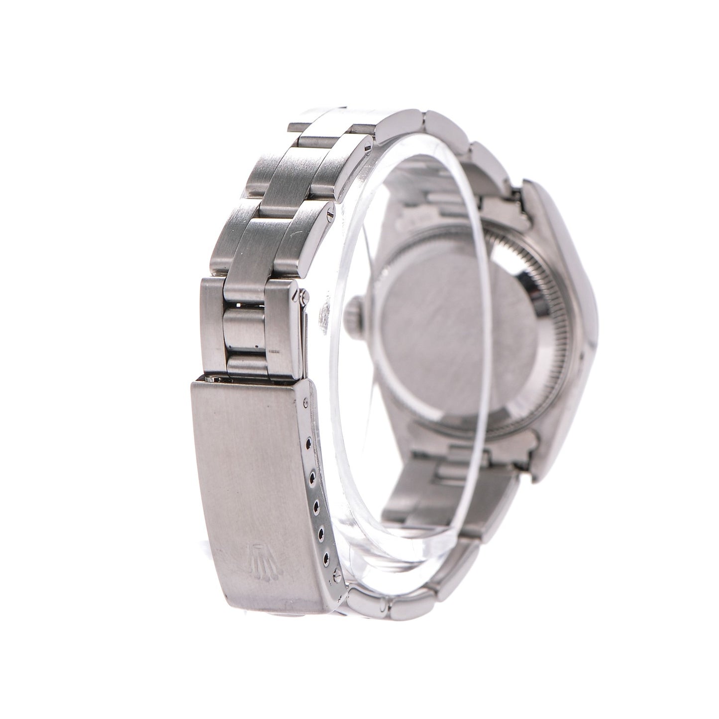 Stainless Steel 26mm Oyster Perpetual Date Watch White Roman 79160