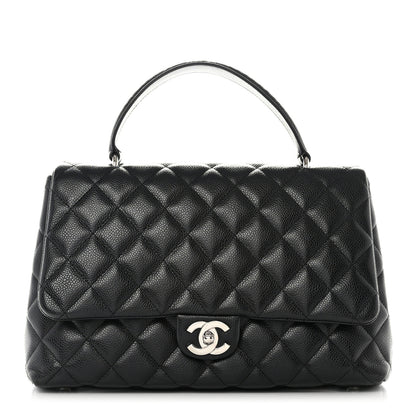 Chanel Caviar Quilted Jumbo Kelly Flap Bag Black 1 of 14
