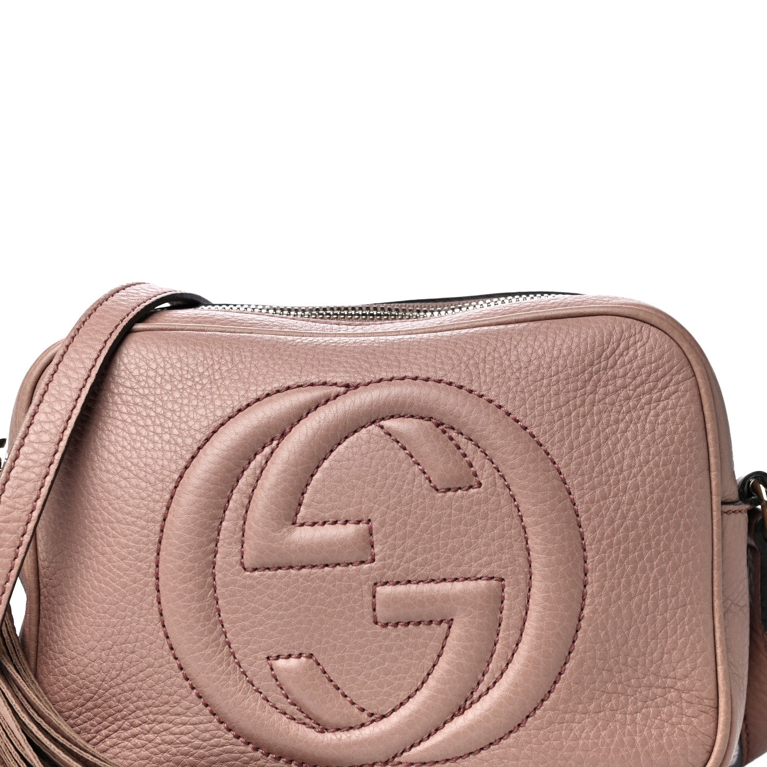 Gucci Cellarius Calfskin Small Soho Disco Bag Dark Cipria 7 of 9