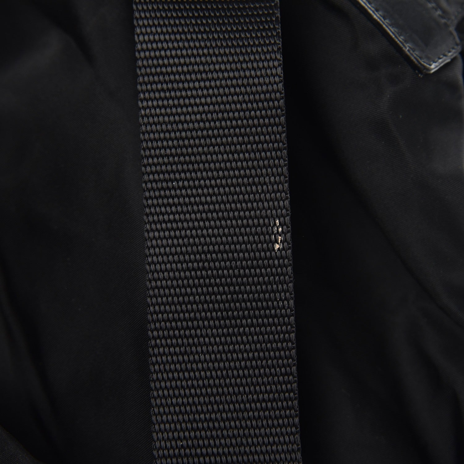Prada Nylon Vela Medium Backpack Black 9 of 9