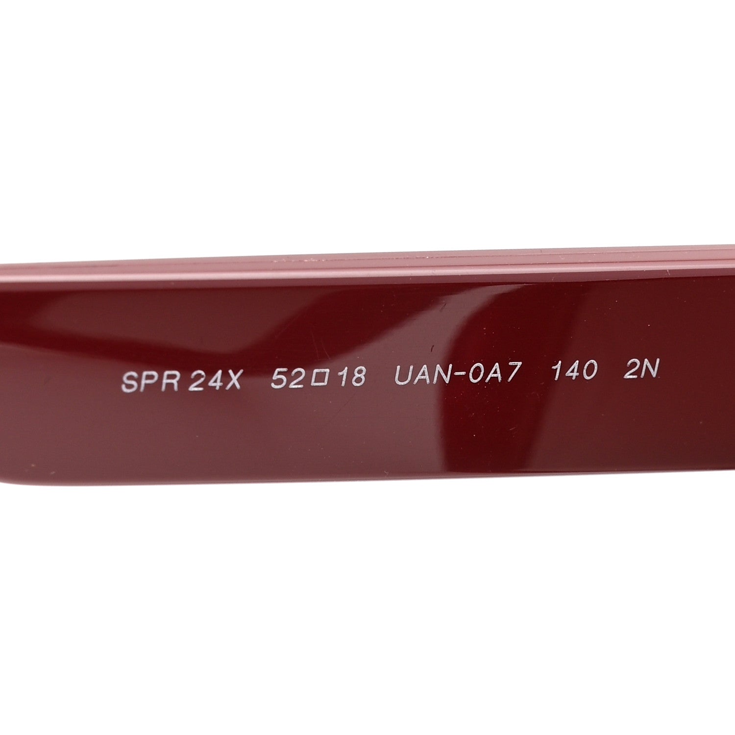Prada Cat Eye Sunglasses SPR 24XS Burgundy 6 of 8