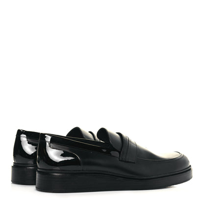 Jimmy Choo Calfskin Patent Mens Darblay Loafers 45 Black 4 of 9