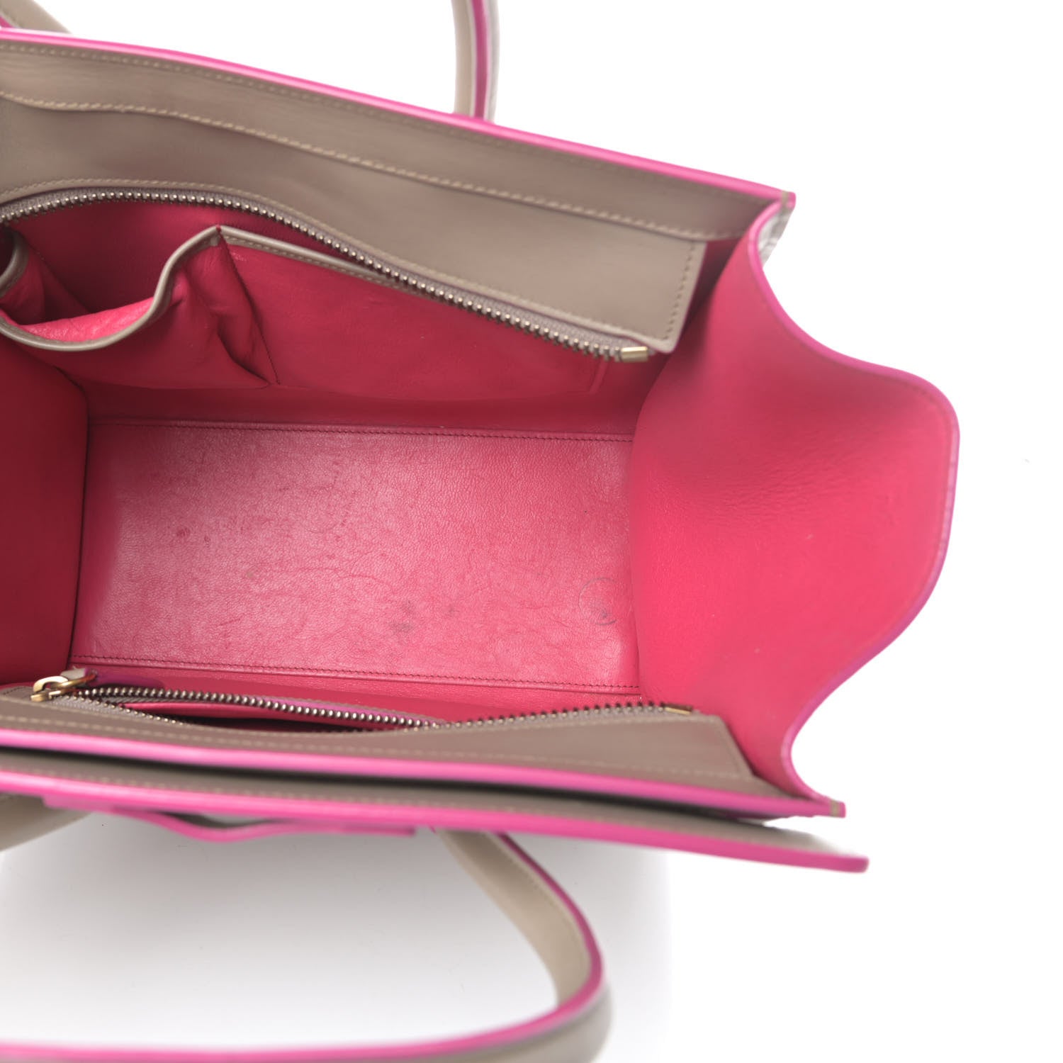 Celine Palmelato Calfskin Micro Luggage Beige 5 of 22