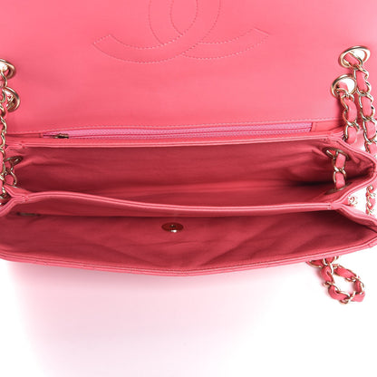 Chanel Lambskin Quilted 3 Pocket Flap Pink 6 of 8