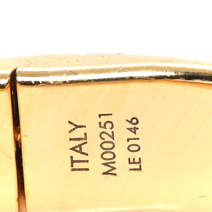 Louis Vuitton Brass Monogram Nanogram Cuff S Gold 5 of 6