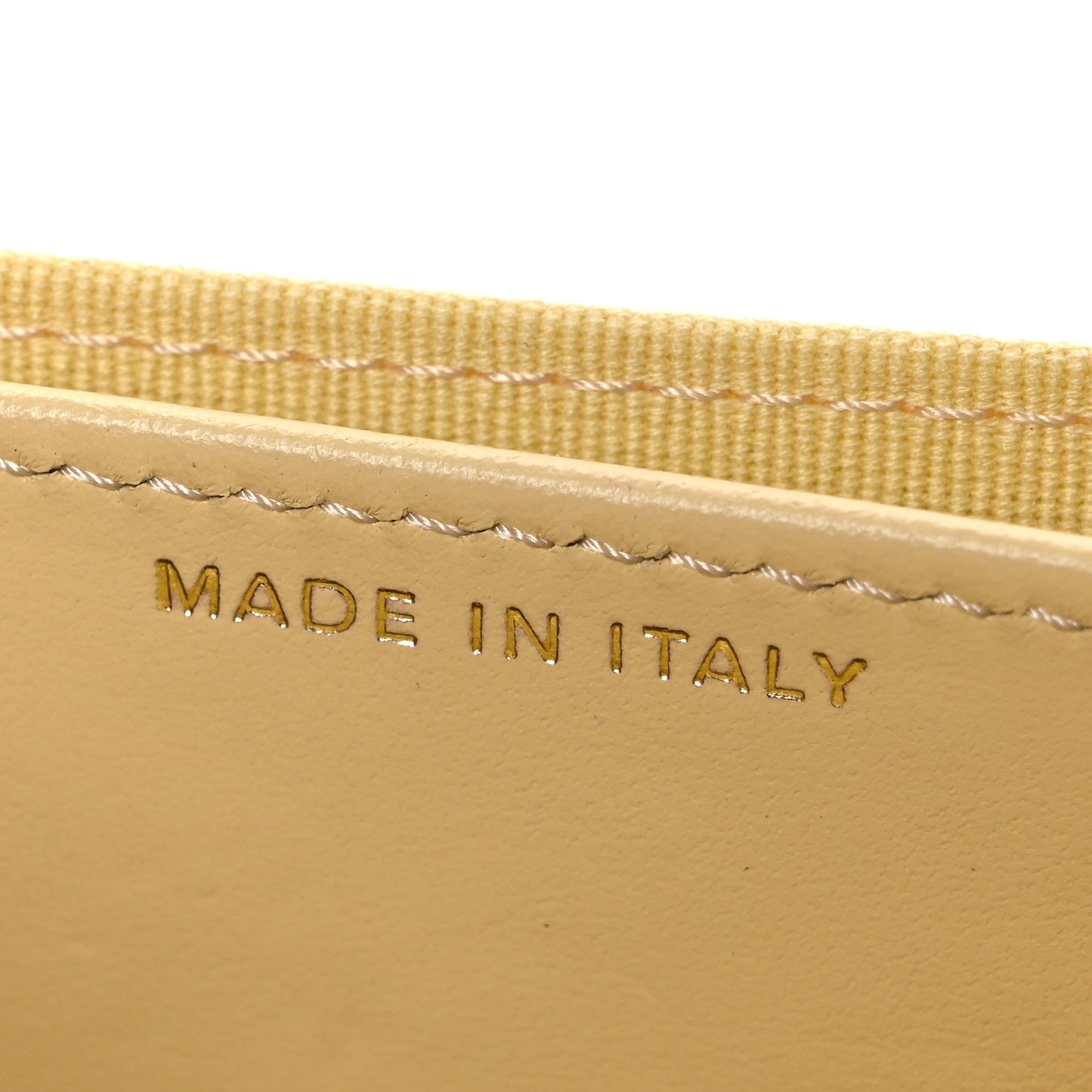 Caviar Quilted Flap Card Holder On Chain Yellow