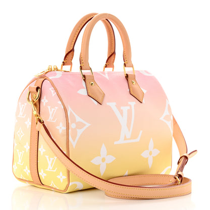 Louis Vuitton Monogram Giant By The Pool Speedy Bandouliere 25 Light Pink 3 of 9