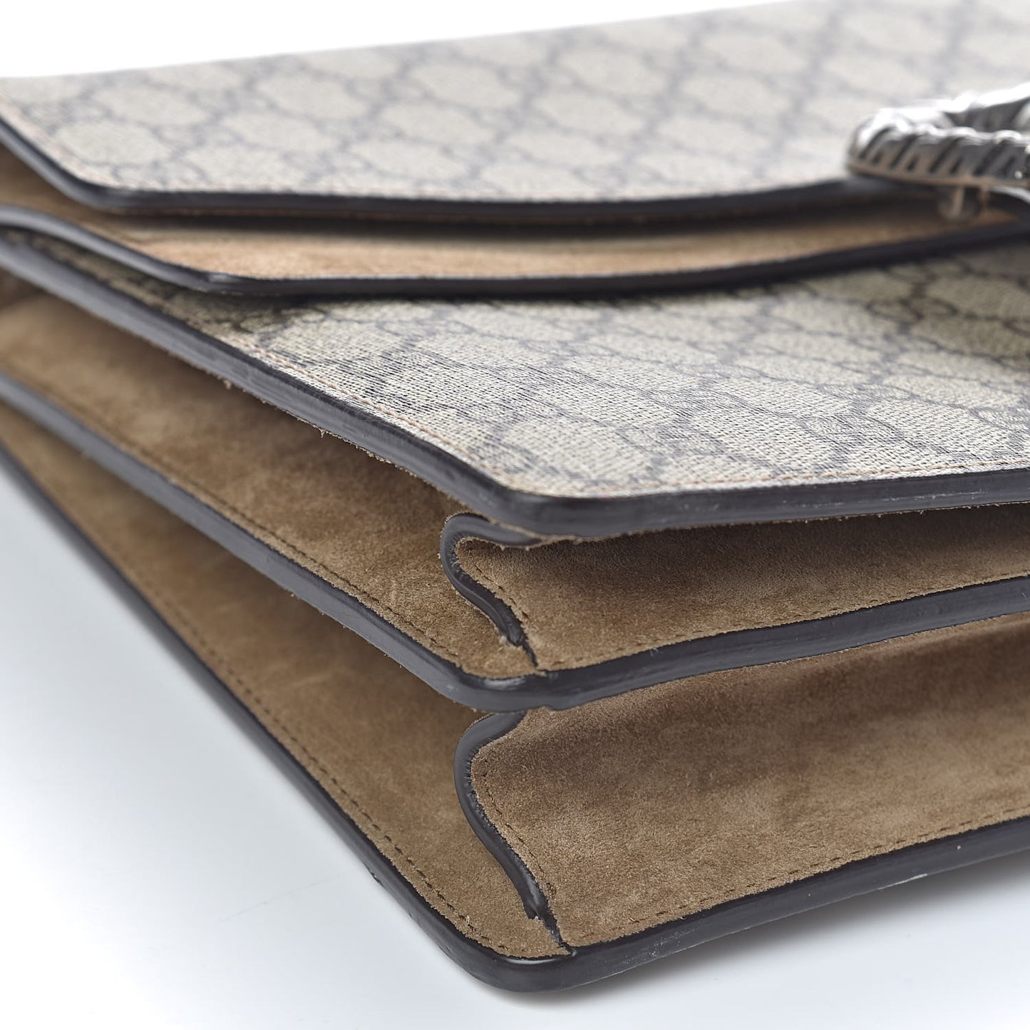 GG Supreme Monogram Medium Dionysus Shoulder Bag Taupe