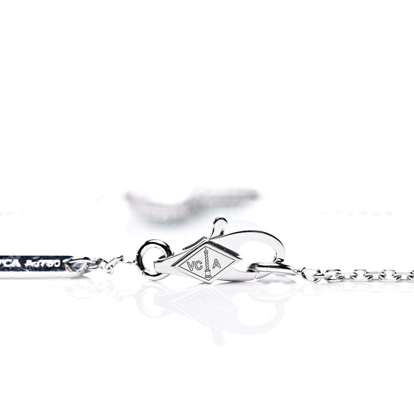18K White Gold Turquoise Sweet Alhambra Butterfly Bracelet