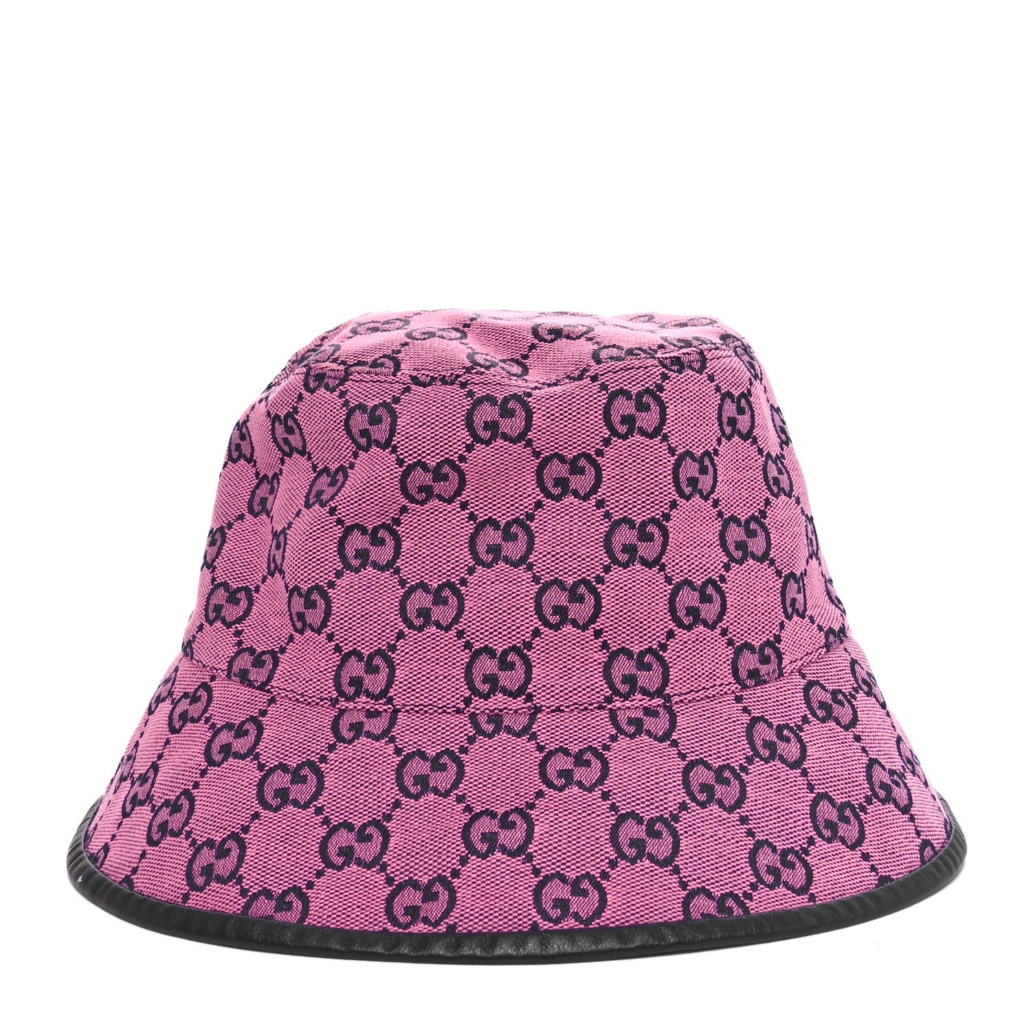 Gucci Monogram Multicolor New Sakai Calfskin Bob Malibu Bucket Hat L Parma Violet Blue 4 of 9