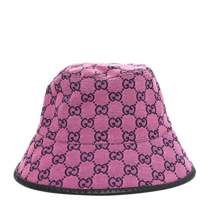 Gucci Monogram Multicolor New Sakai Calfskin Bob Malibu Bucket Hat L Parma Violet Blue 4 of 9