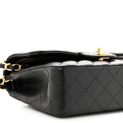 Chanel Caviar Quilted Small Double Flap Black 9 of 10