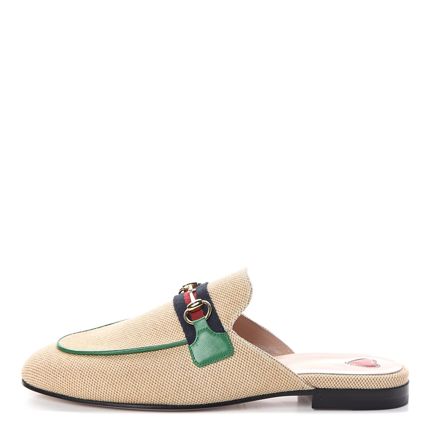 Canvas Vintage Charlotte Web Womens Princetown Slippers 37.5 Sand New Shamarock